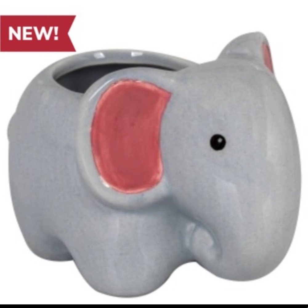 🎯Mini Ceramic Elephant Planter